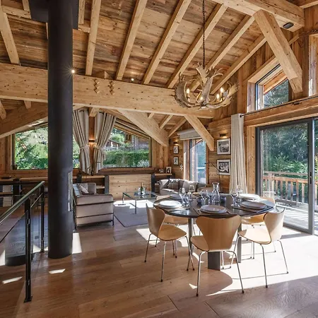 Chalet Luxueux Avec Et Vue Sur Mont Blanc - Fr-1-343-253
