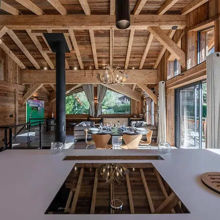 Luxueux Avec Et Vue Sur Mont Blanc - Fr-1-343-253 Шамоні