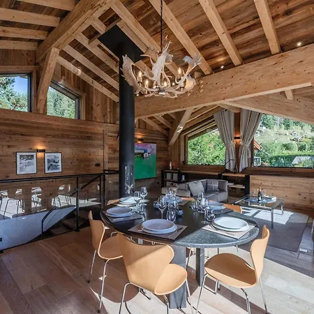 Шале Luxueux Avec Et Vue Sur Mont Blanc - Fr-1-343-253