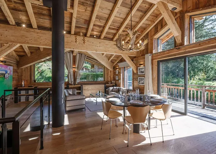 Luxueux Avec Et Vue Sur Mont Blanc - Fr-1-343-253 Alpesi faház Chamonix